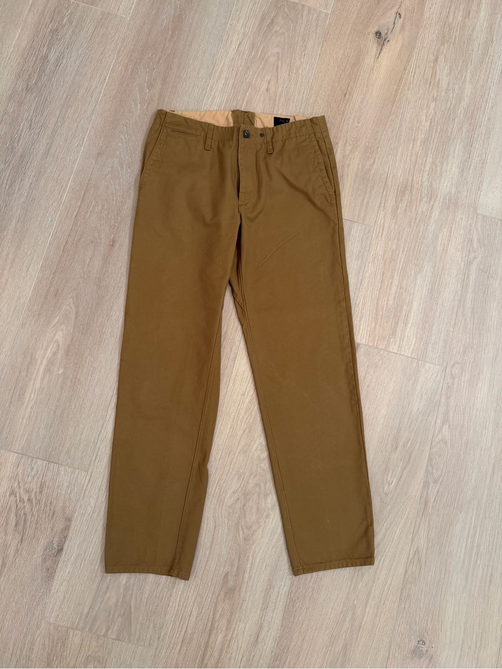 rag & bone men's tan chinos